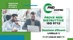 Scopri di più sull'articolo Sessione Esami di livello 3 PND – ISO 9712