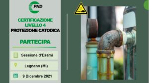 Scopri di più sull'articolo Sessione Esami di livello 4 – PROTEZIONE CATODICA –           UNI EN 15257