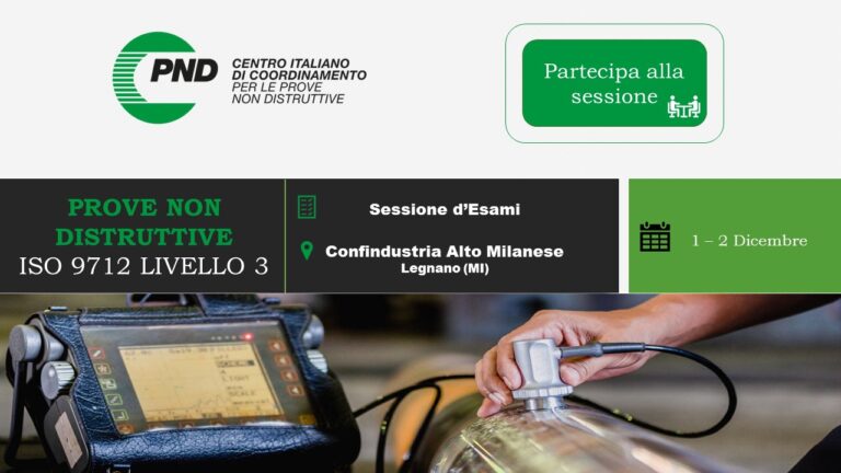 SESSIONE D’ESAMI ISO9712