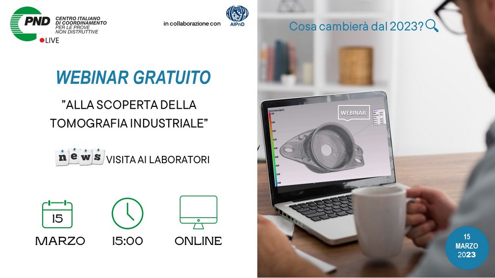 Scopri di più sull'articolo WEBINAR – ALLA SCOPERTA DELLA TOMOGRAFIA INDUSTRIALE