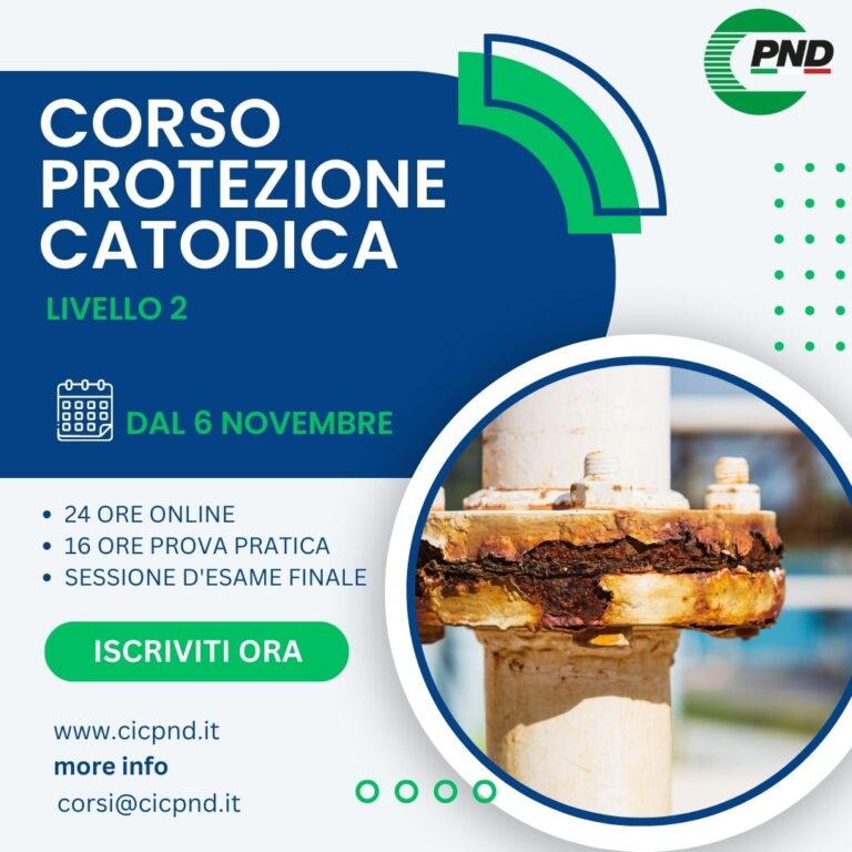 CORSO PROTEZIONE CATODICA LIVELLO 2